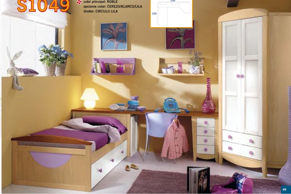 dormitorio infantil mobiliario
