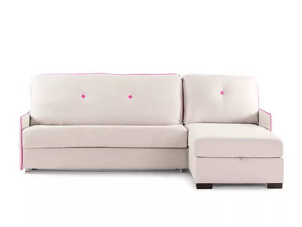 Sofá cama colchón 1,40 cm. + módulo chaiselongue 80 cm.